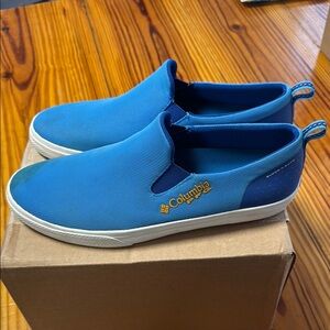 Columbia Blue Loafers Slip-On Shoes